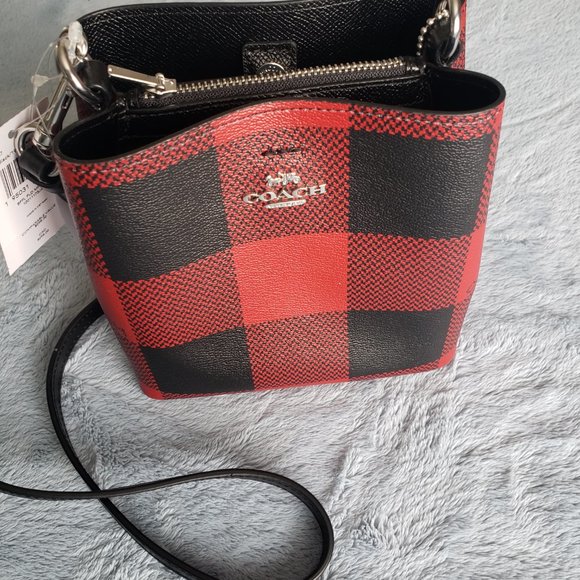 Coach mini Plaid Bucket bag - Picture 2 of 2